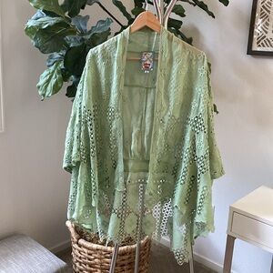 Johnny Was | Sage Tea Baez Salacia Kimono - Size M